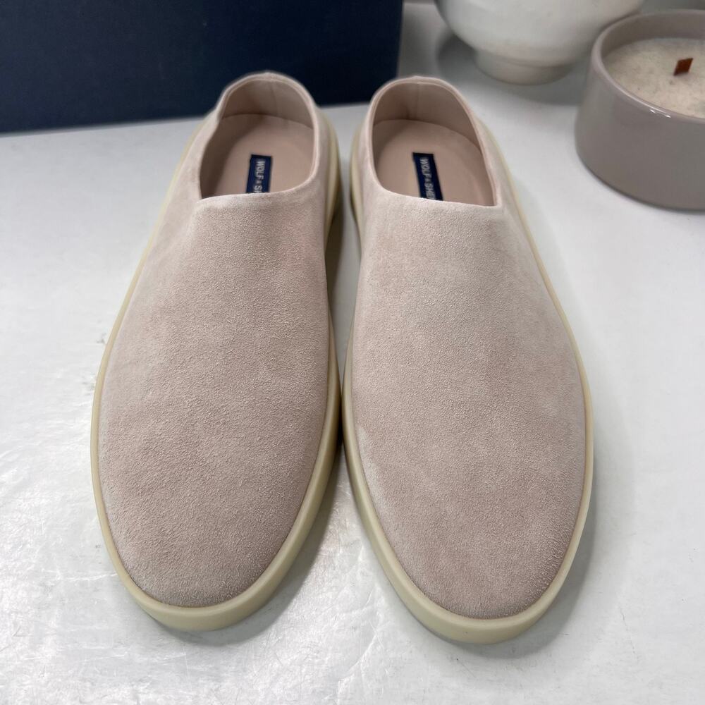 Wolf & Shepherd Shoes Cruise Mule Fair Slip On Gray/Vanilla Men 7.5/Women 9 NWB - Picture 5 of 10